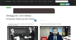 Desktop Screenshot of abwegig.net